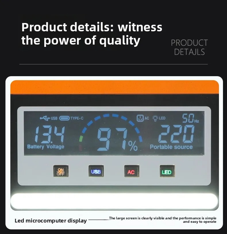 220V 600W Portable Power Stati - Ac Outdoor Power 评论和价格