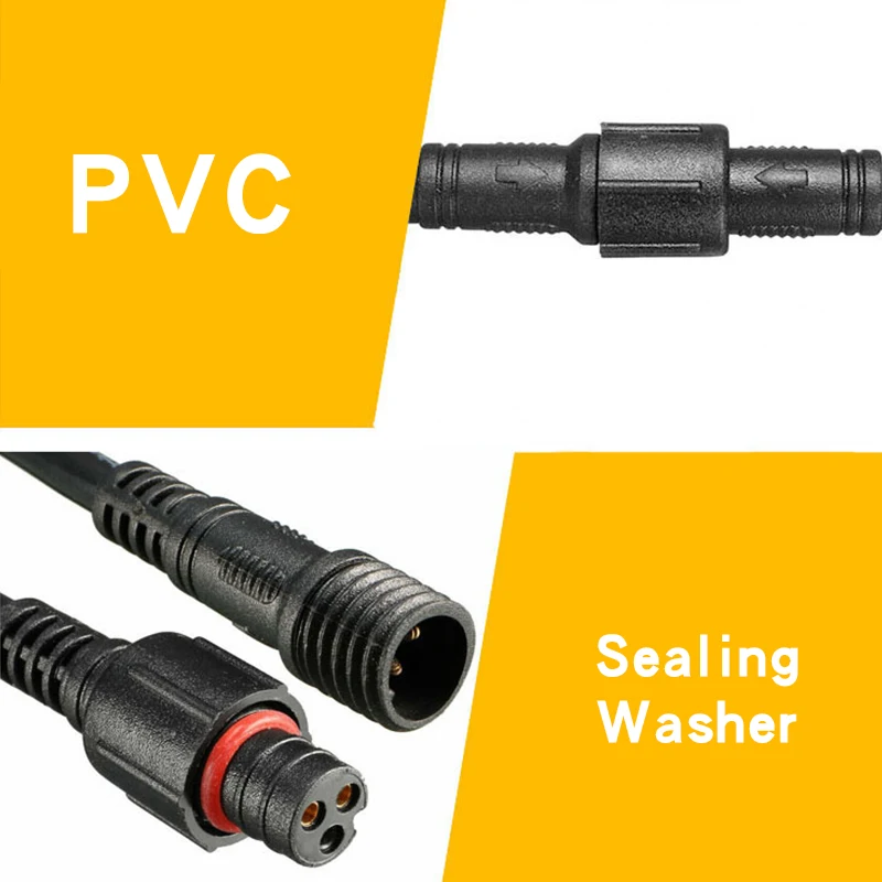 M10 Waterproof Connector 2Pin  - Outdoor Power Strip Weatherproof 评论和价格