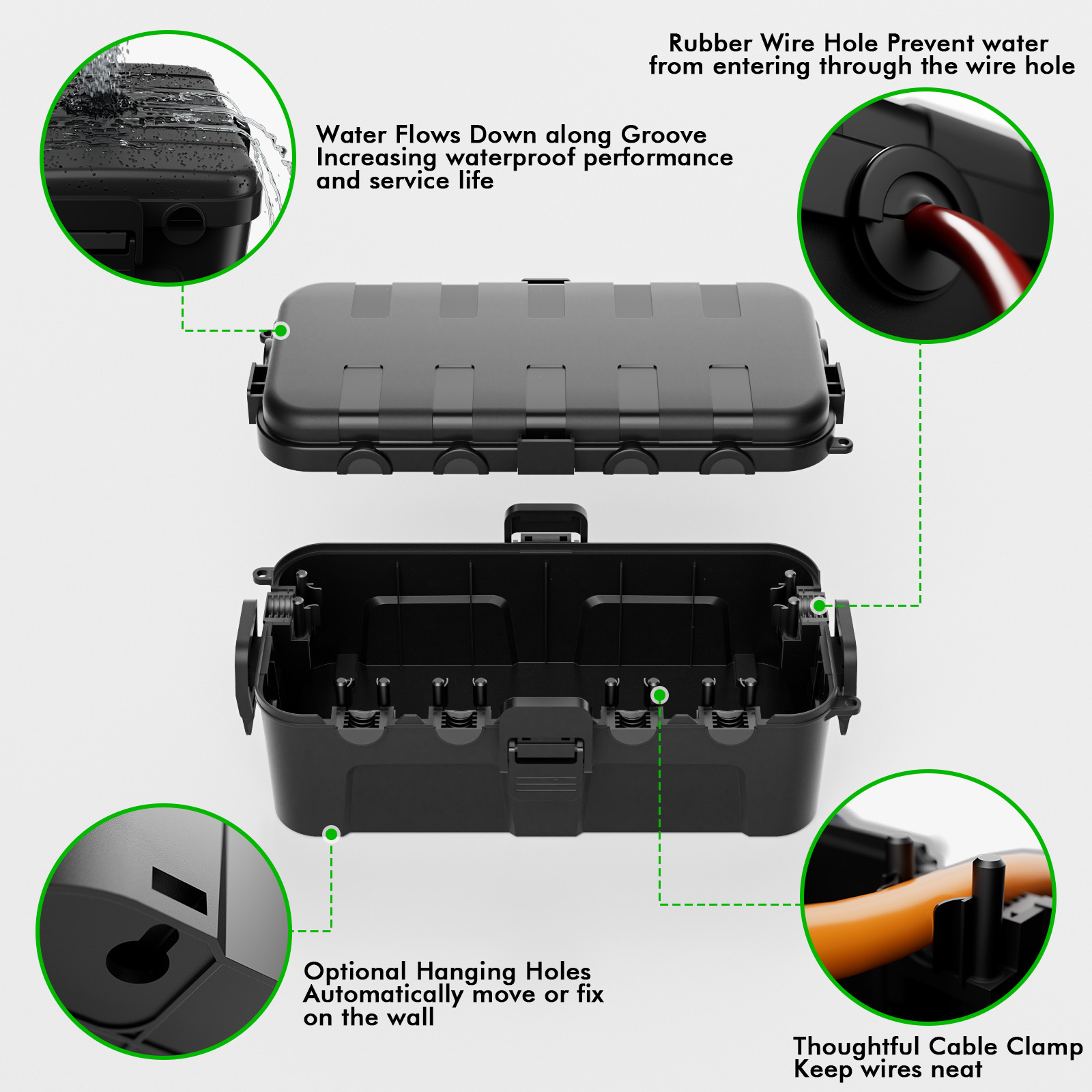 Medium IP54 Waterproof Outdoor - Outdoor Use Power Strip 评论和价格